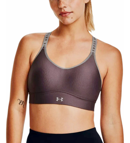 Top Under Armour Ua Infinity Mid Covered Mujer Pu Go
