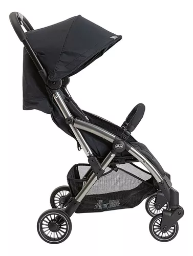 Carrinho Bebê Cheerio Black (0-15kg) Chicco Compacto Leve