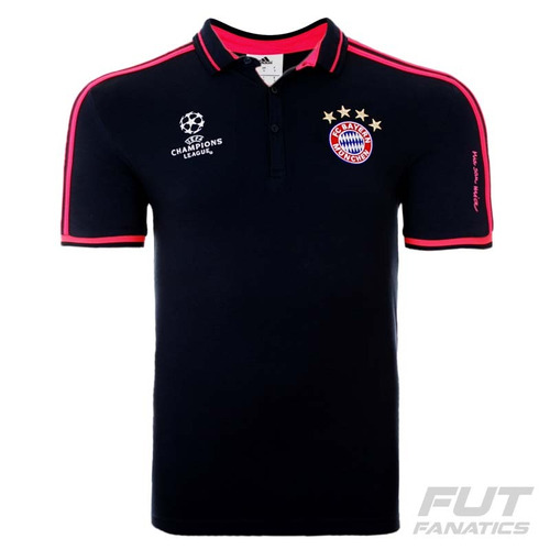 Polo adidas Bayern Viagem 2016 Ucl - Futfanatics