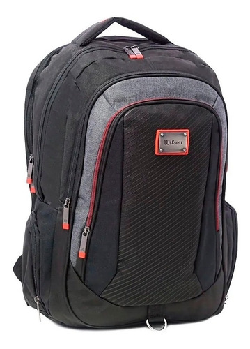 Mochila Wilson Original Porta Notebook Bolsillos 15,6