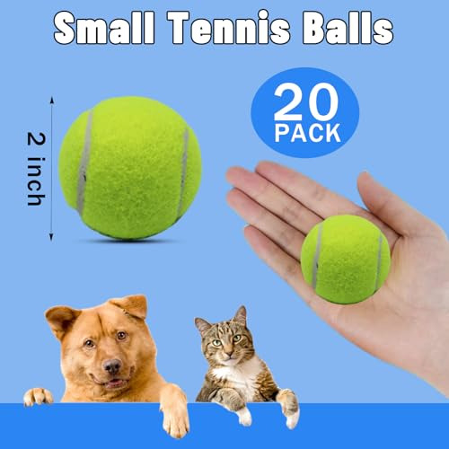 Pelotas De Tenis Paq 20 Pelotas De Tenis De 2 PuLG Para Perr