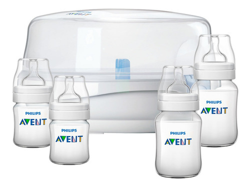 Philips Avent 6704450 Set Esterilizador De Microondas Con Biberones 