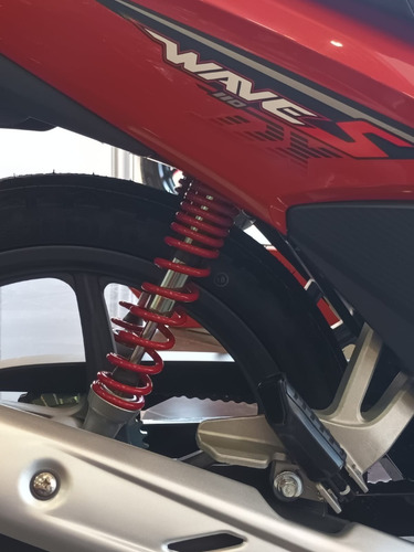 Imagen 8 de 16 de Honda Wave 110 S Cd Full Rojo Modelo 2023 Entrega Inmediata