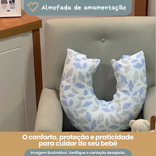 Almofada De Amamentaçao Bebe Travesseiro Menina Maternidade