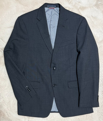 Saco Blazer Para Hombre Talla 36s Tommy Hilfiger Gris Gris 36s (Usado)