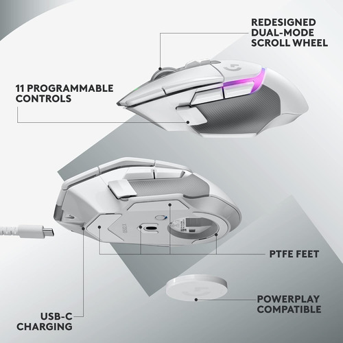 Ratón Óptico Inalámbrico Logitech G502 X Plus Lightspeed