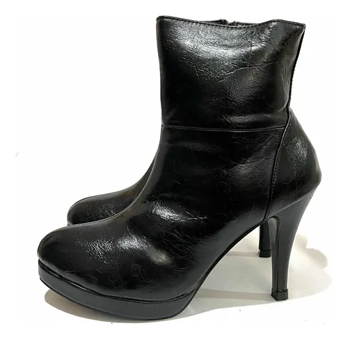 comprar Botín Taco 100% Sintético Marca Marquis N*38 Negro Usado