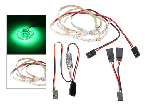 Rc Controlado Luz Tirarere Avião Asa Avião Com Verde