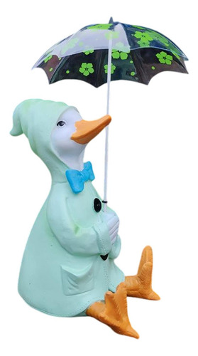 Figura En Miniatura Garden Duck Statue Crafts Diy 1