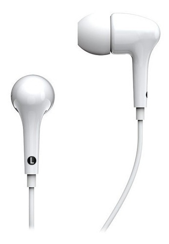 Auricular Genius Ghp 206 In Ear Mini Plug 3,5 Blanco