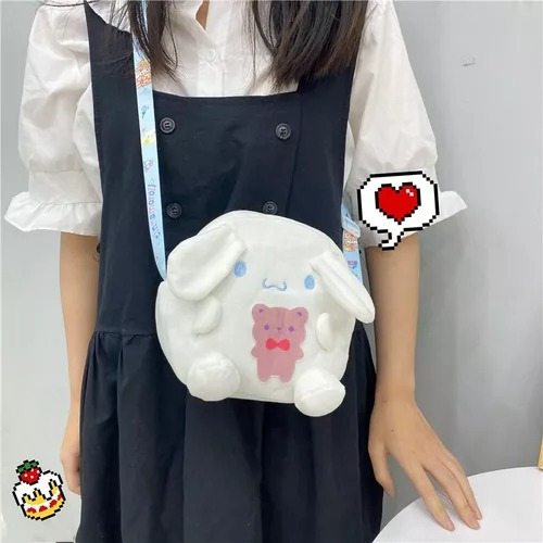 Cartera Kuromi Melody Kirby Sanrio Bandolera Peluche Kawaii 