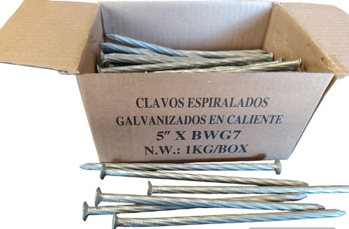 Clavo Galvanizado En Caliente Espiralado 