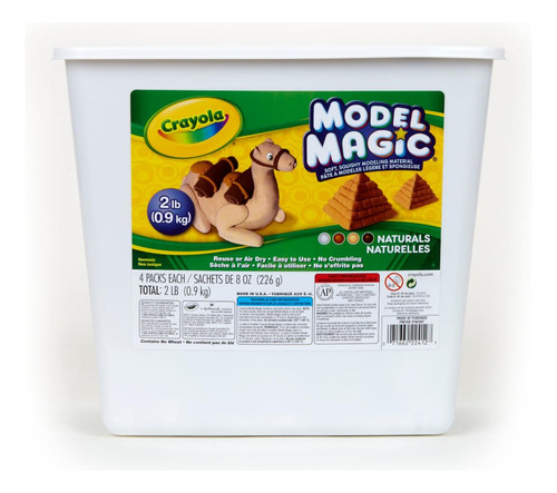 Crayola Model Magic Naturals, Alternativa A Arcilla Para Mo.