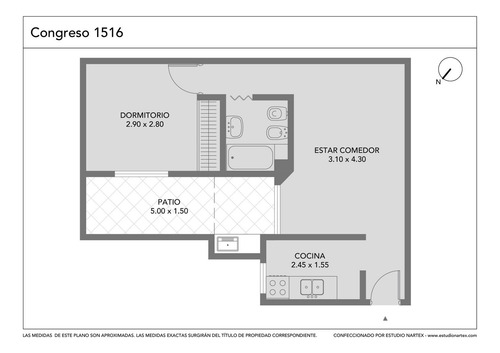 Venta Departamento 2 Ambientes En Nuñez