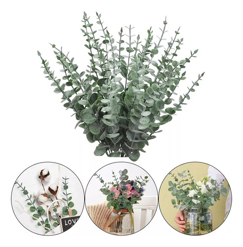 Hi, 48 Peças De Decoração De Folhas Artificiais De Caules
