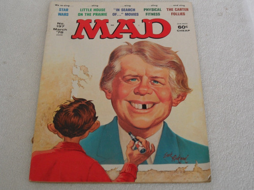 Revista Mad En Ingles #197 Marzo 1978 Jimmy Carter (Usado)