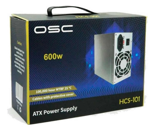 Fuente De Poder Atx 600w Osc 24 Pines Sata Molex