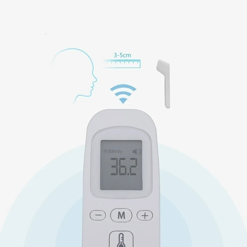 Imagen 3 de 10 de Termometro Láser Digital Infrarrojo A Distancia Anmat Salud