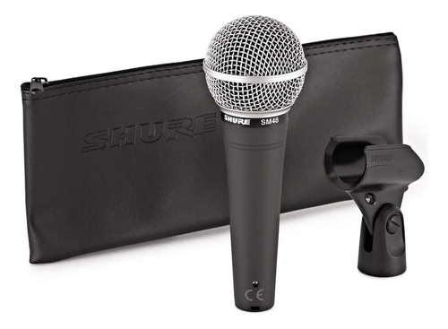 Microfono Vocal Dinamico Shure Sm48 Funda Pipeta