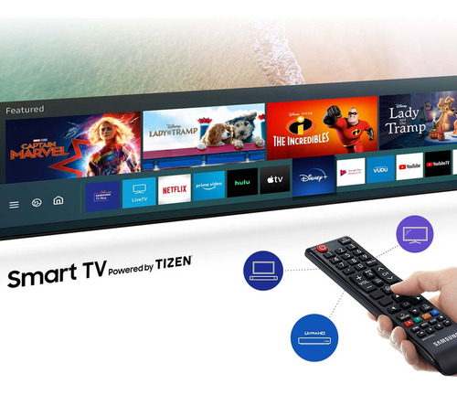 Smart Tv Samsung Hd T4300 32'' Purcolor Tizen Os Un32t4300