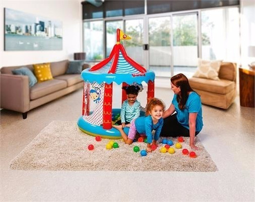 Circo Inflable Fisher Price Con Pelotas Despacho Gratis