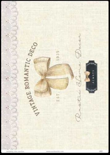 Etiqueta Autoadhesiva A4 Caroline Shabby Chic - Gr493