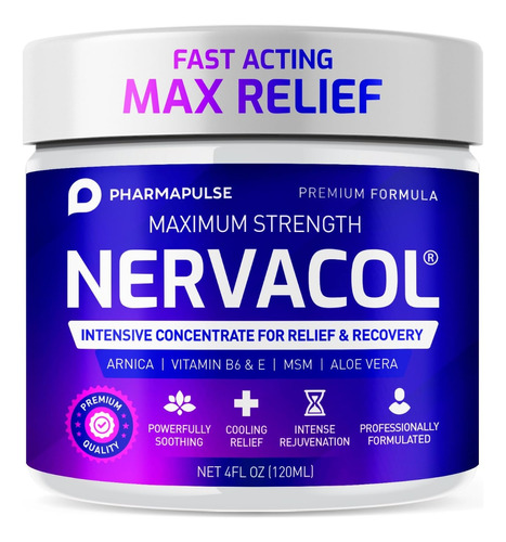 Nervacol Crema Para El Alivio De Neuropatía 2oz 60ml