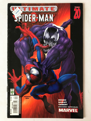 Ultimate Spiderman #20 Marvel Mexico Vid 2004 Ultimate Venom (Usado)