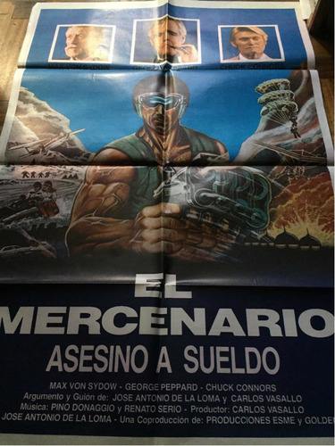 Poster El Mercenario Asesino A Sueldo G.peppard-brigada A
