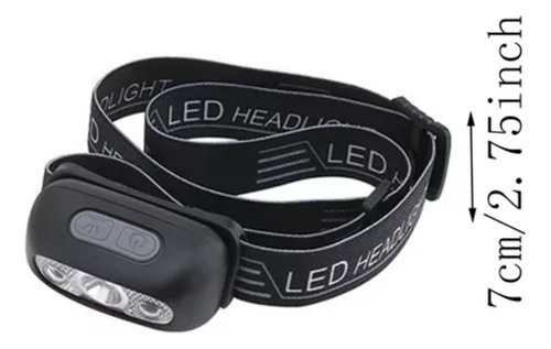 Lámpara Linterna Led Recargable Ajustable De Cabeza