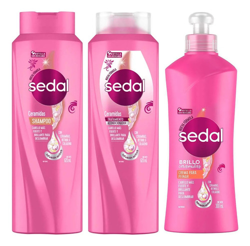 Pack Sedal Ceramidas Shampoo + Acondicionador + Crema Peinar