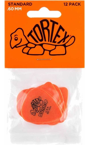 Set De Uñetas Dunlop Tortex 0.60 Pack De 12