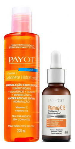 Kit Payot Vitamina C Sabonete + Sérum C15