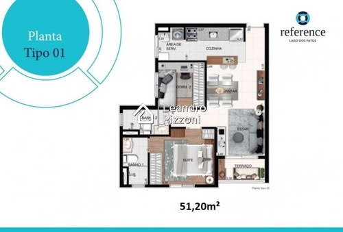 Imagem 15 de 15 de Reference Lago Dos Patos 51,20m2 2 Dorm. 1 Suíte Com Terraço - Apartamento A Venda No Bairro Jardim Bela Vista - Guarulhos, Sp - Reference-lago-patos-5120