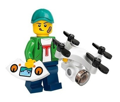 Lego Minifigura 16 El Chico Del Dron Serie 20 71027