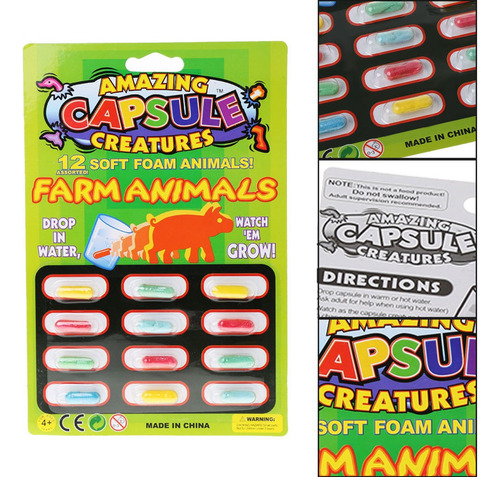 . . 4 Cápsulas Mágicas De Crecimiento For Bebés, Juguetes