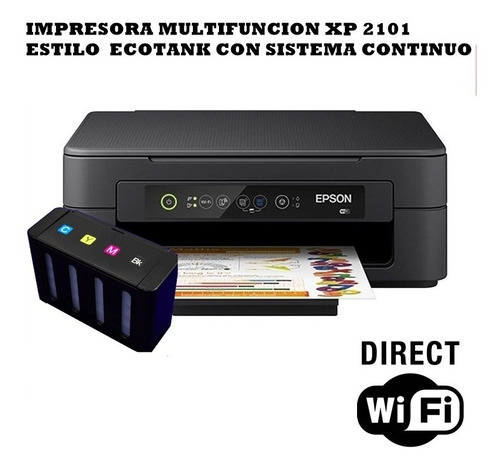 Imagen 1 de 5 de Impresora Multifuncion Epson Wifi Xp257 Sist Continuo 2019