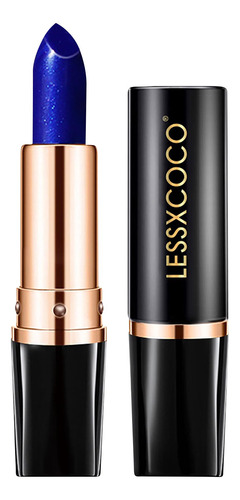 Lápiz Labial Lesscoco Blue Enchantress Efectivo Que Cambia D