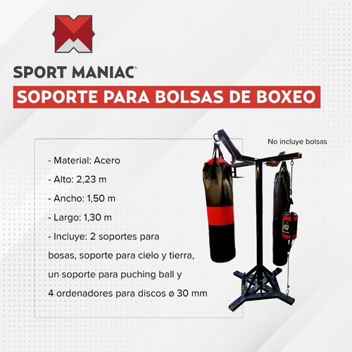 Imagen 2 de 3 de Estructura De Boxeo O Fitness Sport Maniac