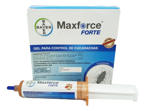 Jeringa Maxforce Mata Cucarachas - Gel De Bayer 30g Legitima