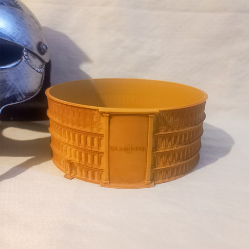 Pochoclera Coliseo Romano Cinemark Hoyt + Casco Gladiador 2