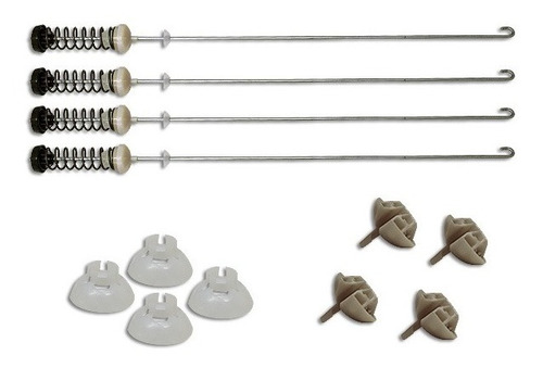 Kit Suspensión Amortiguador Lavadora Whirlpool W10780048 60 Cm