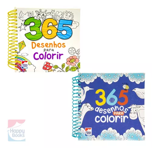 365 desenhos para colorir capa branca - Todo Livro