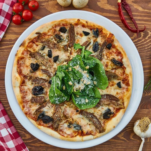 Kit 2 Pratos Para Servir Pizza Vidro Opalino Branco Diwali Liso