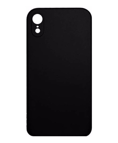 Carcasa Para iPhone XR Silicona Negro Mobilehut