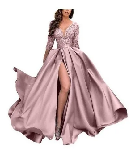 Repetirse Ejecución Acera Vestidos Damas De Honor Palo De Rosa | MercadoLibre 📦