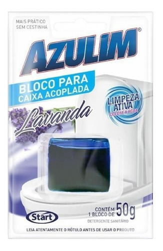 Desorizador Sanitário Bloco Para Cx Acoplada Lavanda Azulim