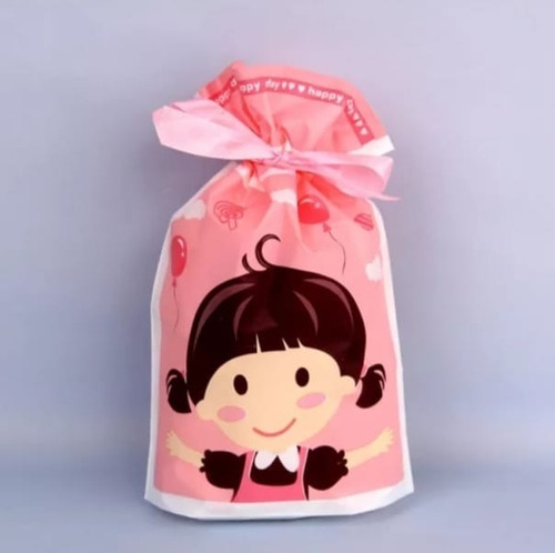 10 Bolsitas Dulce Bolsa Dulceras Regalos Día Niñas Y Niños 