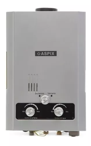 Calentador de Agua Instantáneo Aspix JSD12-6DAD 1.5 Servicios Gas