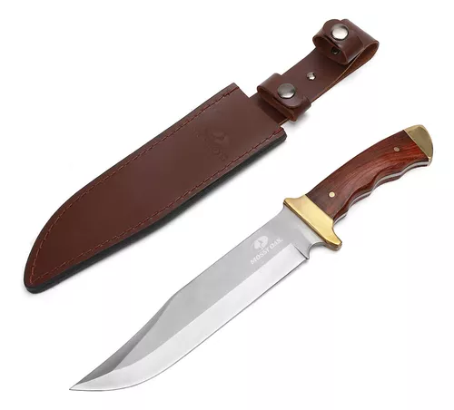 Mossy Oak - Cuchillo de supervivencia, cuchillo de caza de hoja fija de 38  cm con afilador y arrancador de fuego, para camping, táctico, al aire  libre. : : Deportes y Aire